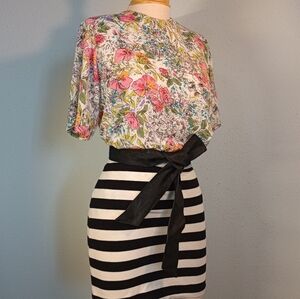 Vintage 90's Dopamine Floral Blouse from Yves St Clair